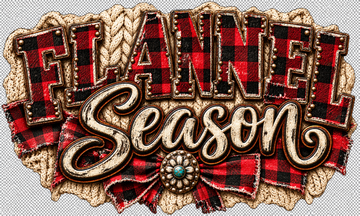 Flannel Season - Trucker Hat DTF