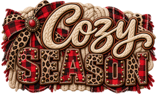 Cozy Season Red - Trucker Hat DTF