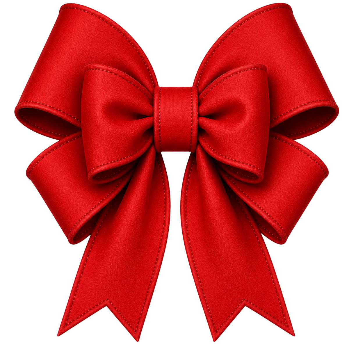 4” Bow - Solid Red - 32