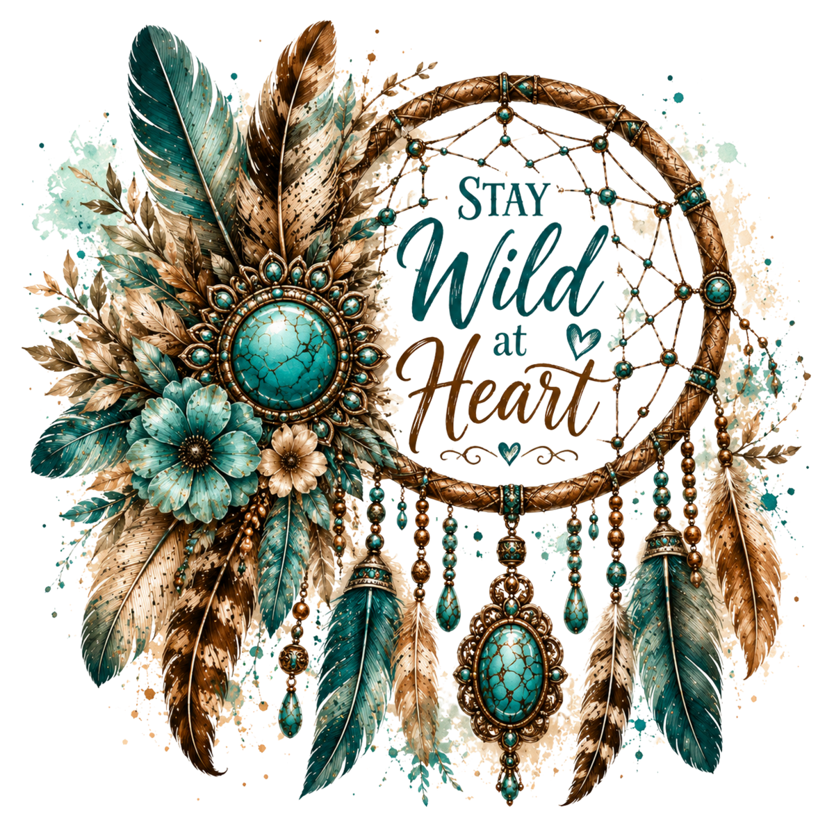 4 Inch - Stay Wild Dreamcatcher - 25