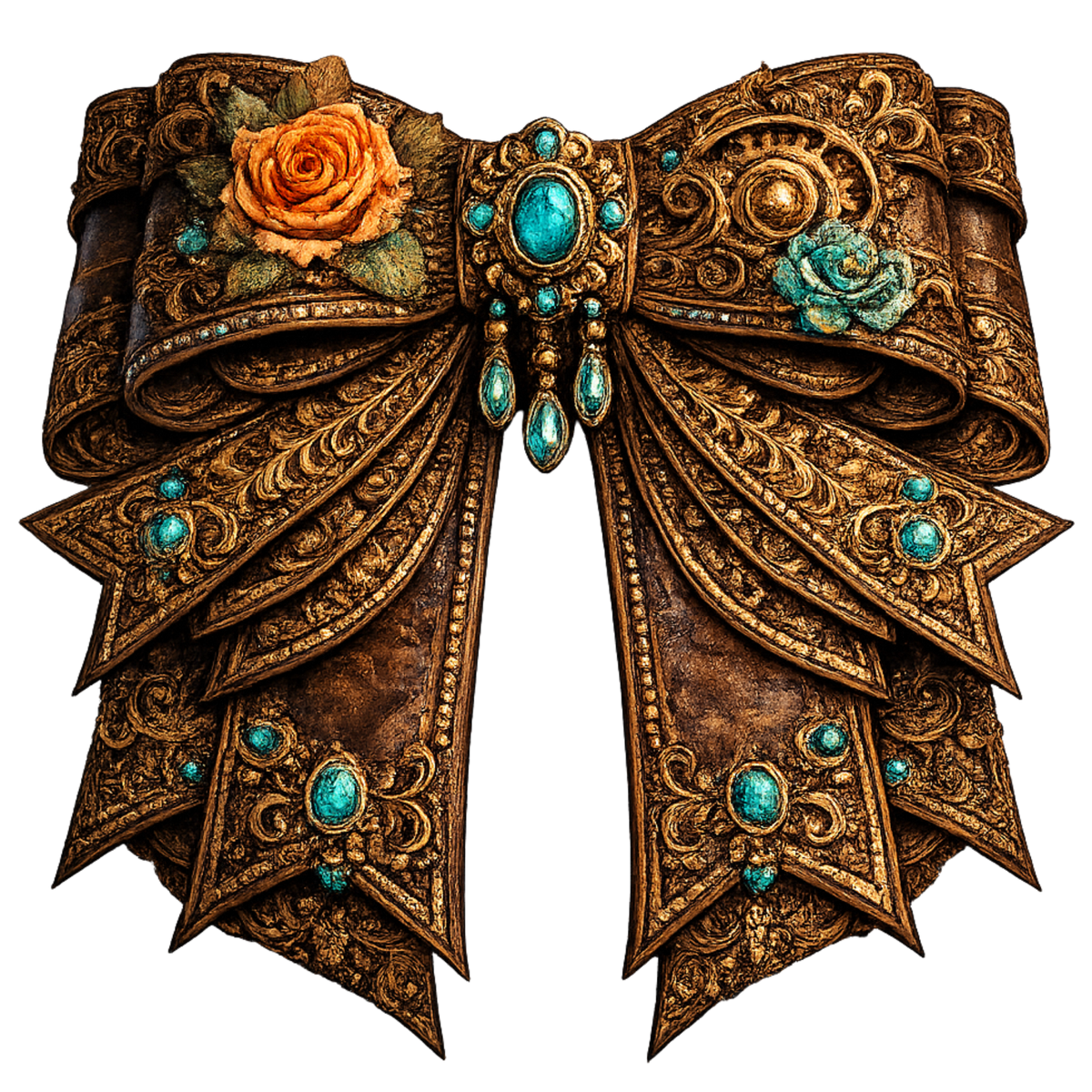 4 Inch Bow - Steampunk - 64