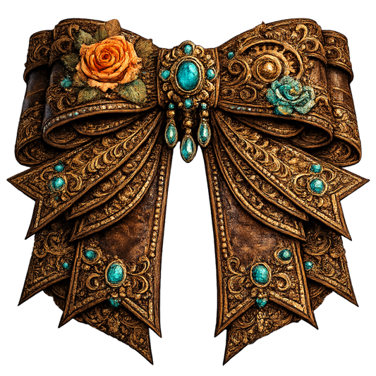 4 Inch Bow - Steampunk - 64