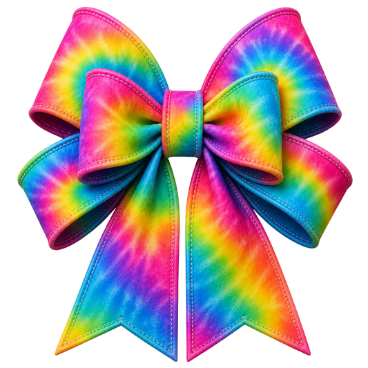 4 Inch Bow - Tie-Dye - 70