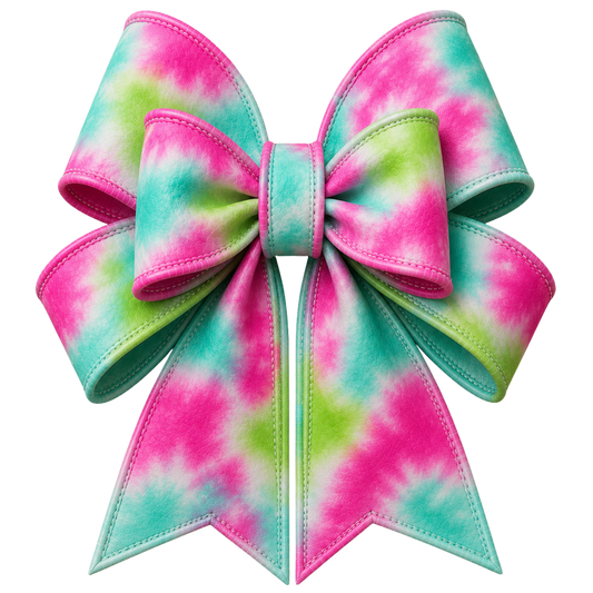 4 Inch Bow - Tie-Dye 2 - 71