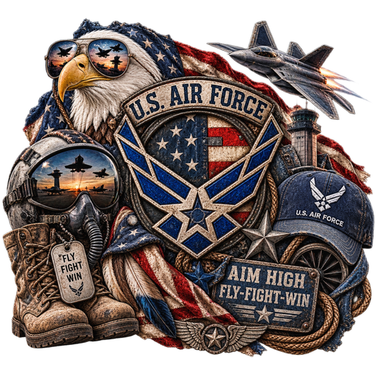 4 Inch - US Air Force - Jet