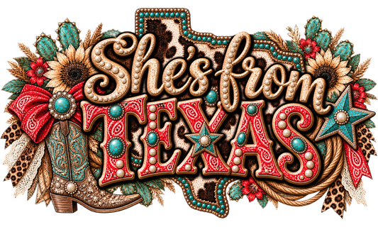 She’s from Texas - Trucker Hat DTF
