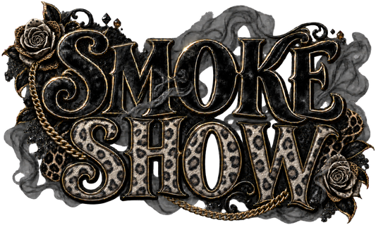 Smoke Show Snow Leopard  – Trucker Hat DTF