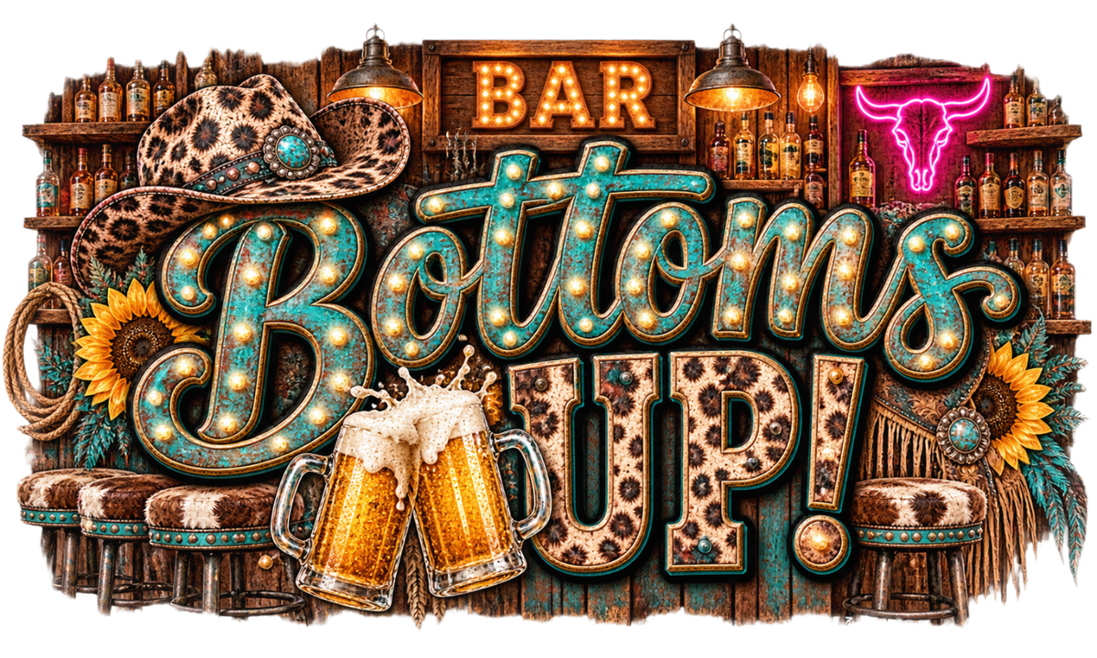 Bottoms Up - Trucker Hat DTF