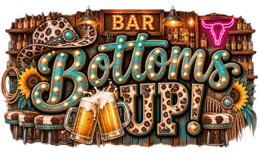 Bottoms Up - Trucker Hat DTF