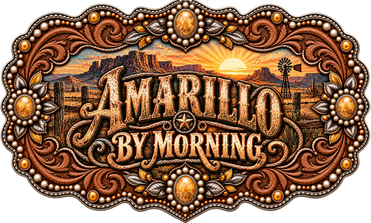 Amarillo by Morning  - Trucker Hat DTF