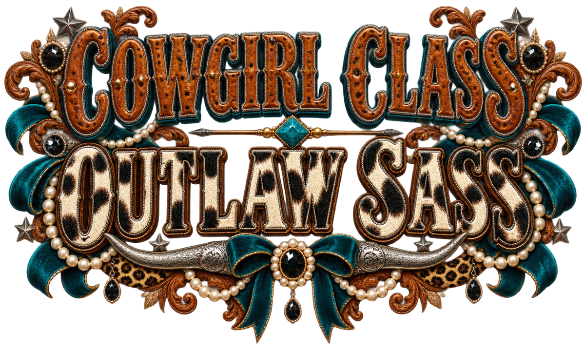 Cowgirl Class, Outlaw Sass - Trucker Hat DTF
