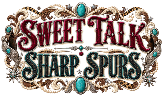 Sweet Talk, Sharp Spurs - Trucker Hat DTF