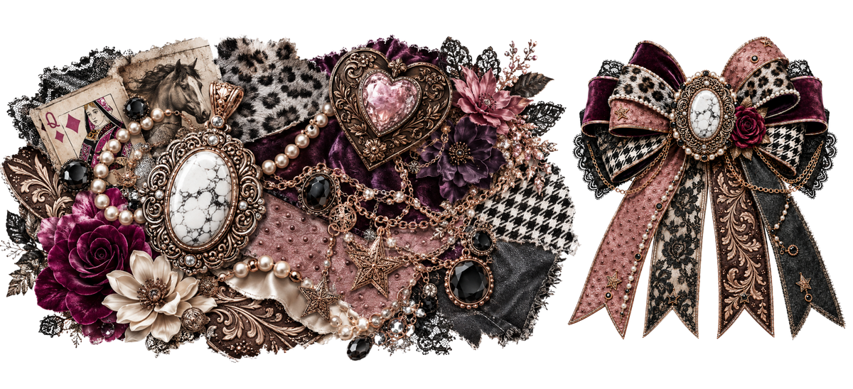 40 Oz Duo - Victorian Shabby Chic