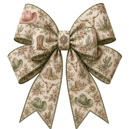 4 Inch Bow - Vintage Western - 76