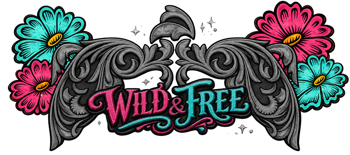 16 Oz Wrap - Pink & Turquoise Freebird-14