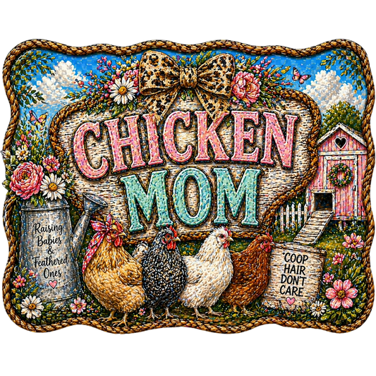 4" Decal - Chicken Mom 2