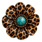 4" Leopard Flower UVDTF