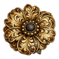 4" Tooled Leather Flower