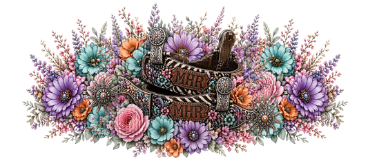 16 Oz Wrap - MHR Spurs/Floral